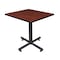Kobe Square Tables > Breakroom Tables > Kobe Square & Round Tables, Wood, Metal Top, Cherry TKB3030CH - alternate 1